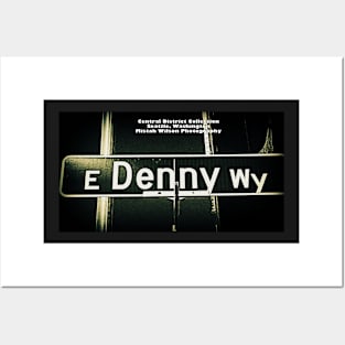 Denny Way, Seattle, Washington by Mistah Wilson Posters and Art